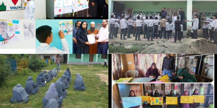 District Admin Bandipora organizes NMBA Awareness Activities across Educational Institutions