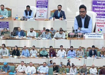 DC Kupwara chairs DLRC/DCC Meeting