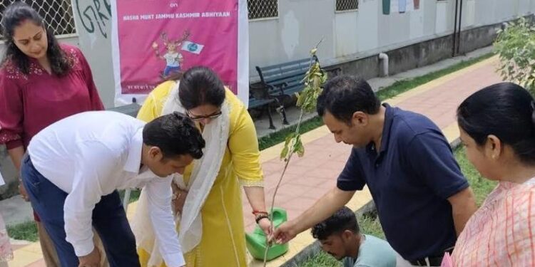 “Ek Ped, Nashe Ke Virudh” plantation drive held at GDC Marh