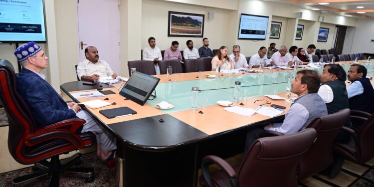 CM Omar Abdullah reviews PMGSY implementation across J&K, stresses timely completion of rural road projects