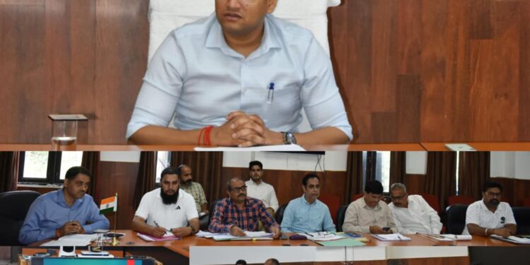 DDC Reasi reviews progress of PWD and PMGSY development projects