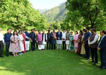 Parliamentary Standing Committee on External Affairs calls on CM Omar Abdullah in Srinagar