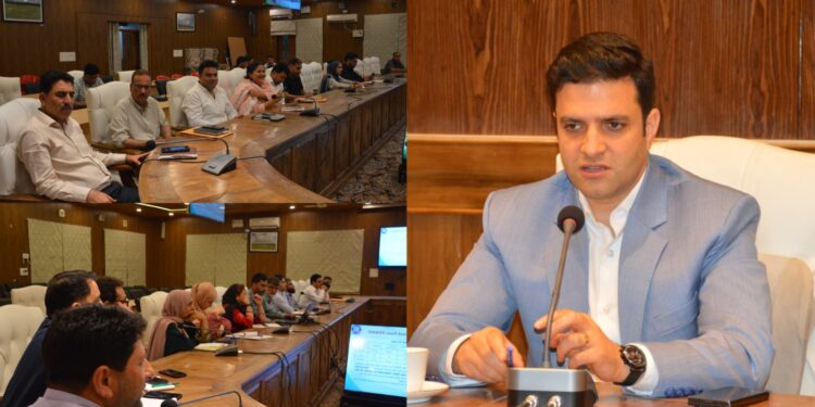 DC Budgam reviews progress on Census-2027 related activities in District