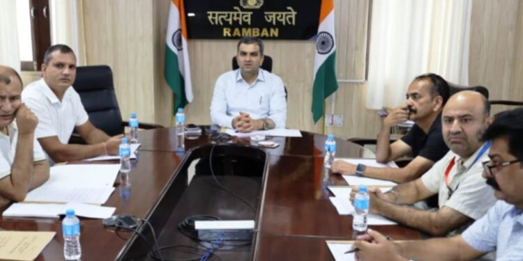 DC Ramban chairs DLTFC meeting; JKREGP loans worth ₹1.85 crore approved for 25 youth entrepreneurs