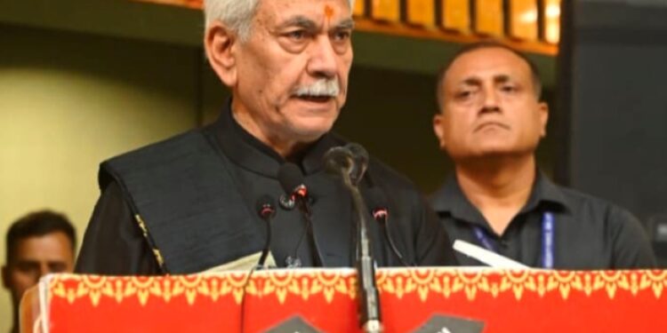 Lieutenant Governor Addressed Srinagar-Nalanda Dialogue