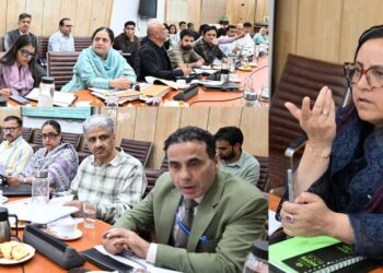 Sakeena Itoo reviews performance, functioning of J&K Medical Supplies Corporation Limited