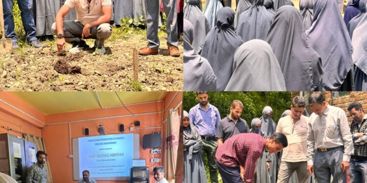 Agriculture Department launches “Khet Bachao Abhiyan” in Bandipora