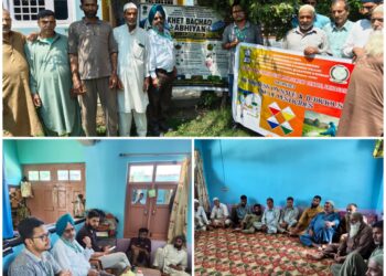 CIPMC Srinagar organizes Khet Bachao Abhiyan at Pulwama