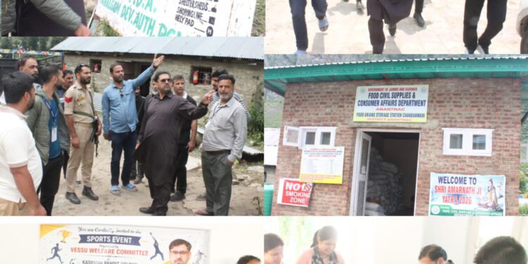 Satish Sharma visits Chandanwari took stock of preparedness for SANJY-2026