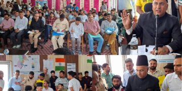 MP Ghulam Ali Khatana holds Public Outreach Programme at Banihal, reviews developmental, public issues