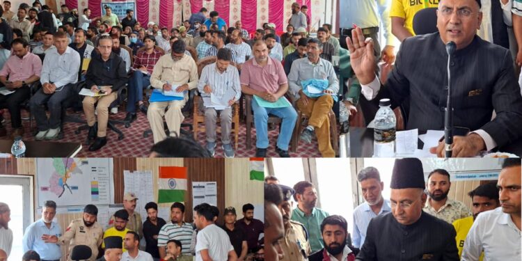 MP Ghulam Ali Khatana holds Public Outreach Programme at Banihal, reviews developmental, public issues