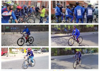 Government College of Education holds Cycle Rally to promote sustainability