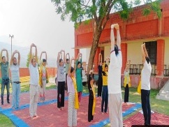 GDC Ramkote celebrates International Day of Yoga
