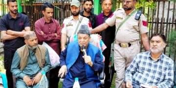 Speaker Abdul Rahim Rather visits Dreygam; reviews development works, assesses public grievances