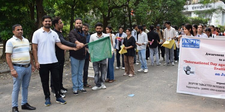 DLSA Jammu holds anti-drug walkathon on International Day against Drug Abuse