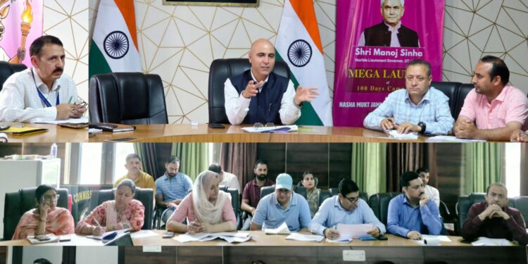 DC Kishtwar reviews Pulse Polio drive preparedness; directs 100% vaccination coverage