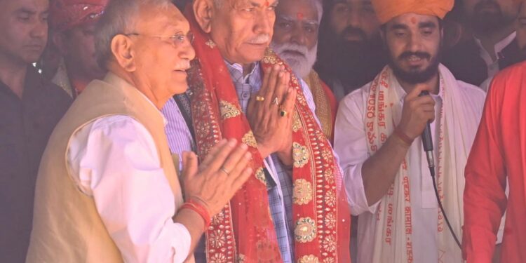 Lieutenant Governor pays obeisance at Mata Kheer Bhawani Temple on Jyeshtha Ashtami; prays for peace, prosperity and well-being of all