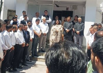 Legal fraternity Rajouri holds condolence meeting