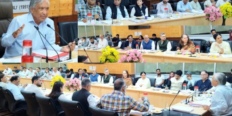 Tarigami chairs meeting of Committee on Environment, recommends complete ban on plastic bags