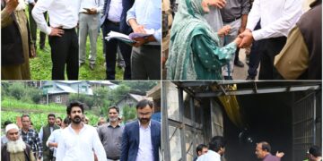 DC Baramulla visits Uri Border Villages, reviews progress under Vibrant Villages Programme
