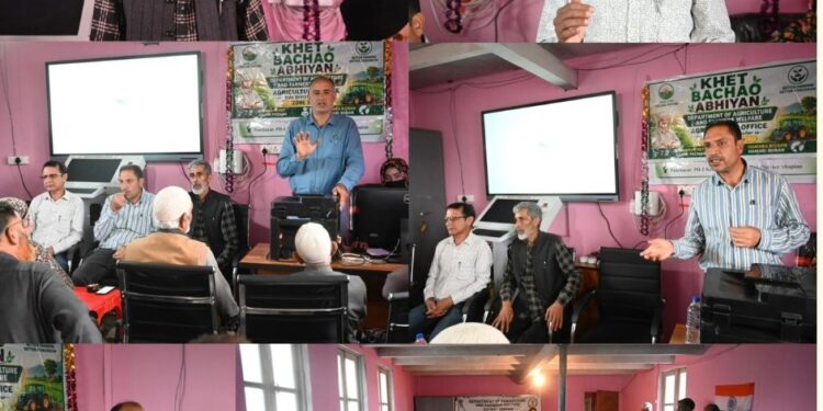 Khet Bachao Abhiyan awareness programme held at Shopian