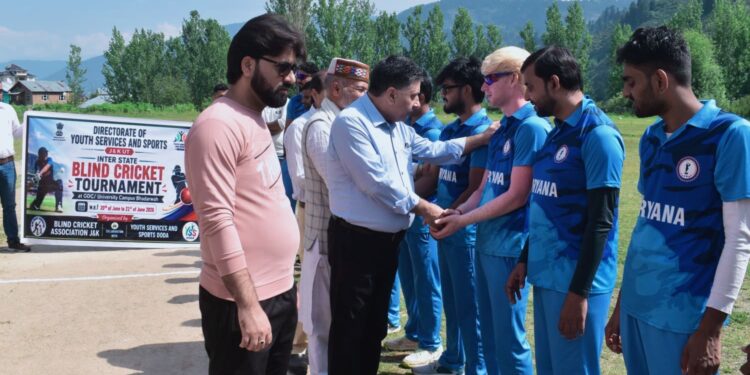 Bhaderwah witnesses grand opening of inter-state blind cricket series