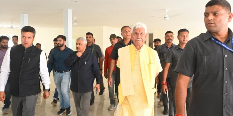 Lieutenant Governor visits Nunwan base camp, reviews on-ground arrangements for Shri Amarnath Ji Yatra-2026