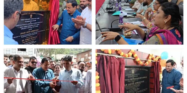Javid Dar visits Ramban, reviews development works; e-inaugurates projects
