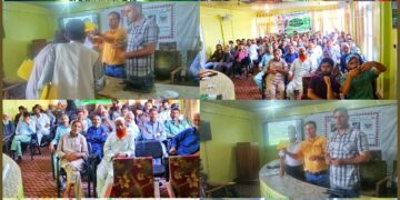 KVK Bandipora-1 organizes Awareness Programme on Apple Leaf Blotch Miner and its Management