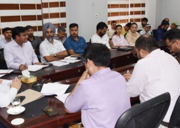 DC reviews progress of RDD schemes, District Capex Budget, PMAY-G, SBM, MGNREGA and JKRLM in Udhampur
