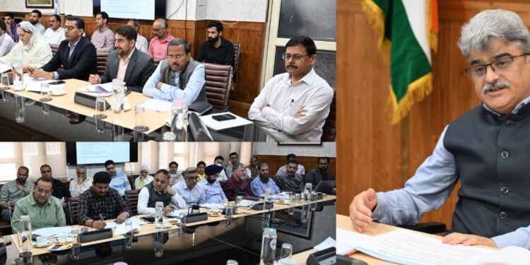 Chief Secretary directs rationalization of departmental cadres and timely conduct of DPCs