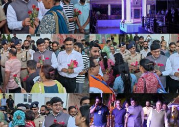 DC Ganderbal accords warm welcome to devotees for Mata Kheer Bhawani Mela.