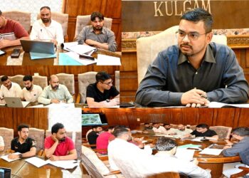 DC Kulgam reviews NH-444 Kulgam Bypass, Stresses early opening of Brazloo bridge