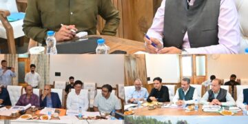 Mission Director HADP reviews progress of Agriculture Projects in Anantnag