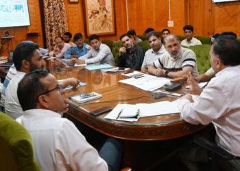 ADDC Shopian chairs District Road Safety Review Meeting