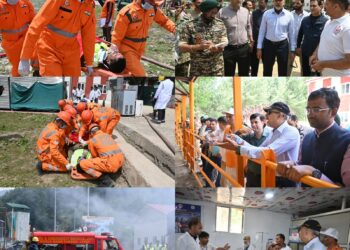 NDMA Conducts Mock Exercise at Nunwan Base Camp ahead of SANJY-2026