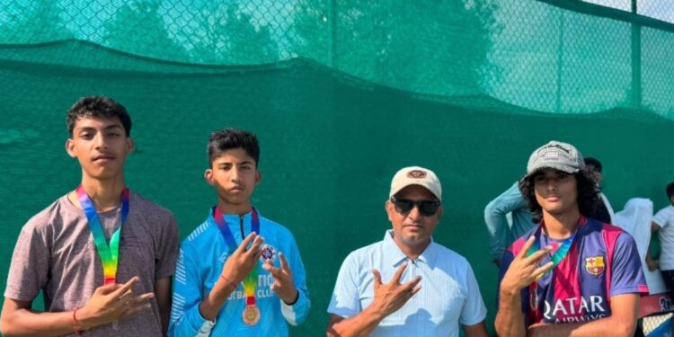Jammu’s young aces clinch Bronze at North Zone Soft Tennis Championship; credit J&K Sports Council, Y&SS, JKASTA support