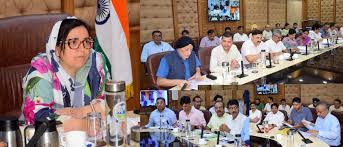 Sakeena Itoo chairs multi-departmental review meeting at Jammu