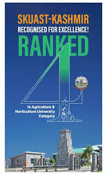 SKUAST-K ranks 4th in IIRF University Rankings 2026