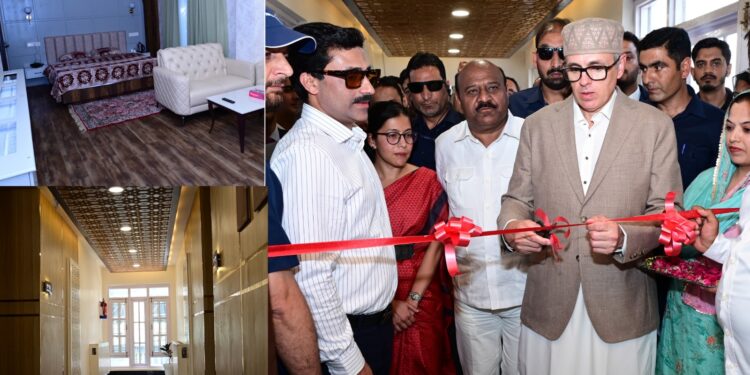CM Omar Abdullah inaugurates additional accommodation block at Circuit House Church Lane