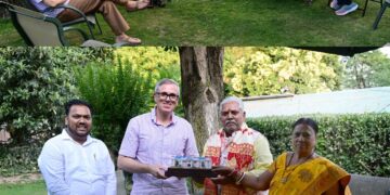 CM Omar Abdullah meets Bihar Assembly Speaker, Himachal Pradesh Education Minister in Srinagar