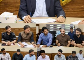 DC Srinagar chairs meeting of revenue officers of district