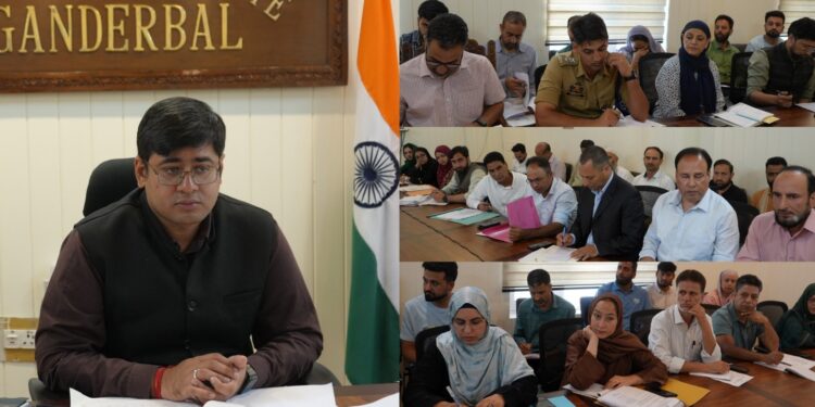 Nasha Mukt Abhiyan: DC Ganderbal chairs NCORD meeting, calls for sustained multi-departmental efforts