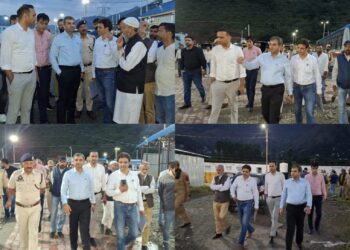 DC Ramban inspects Lamber Yatra Camp ahead of Shri Amarnath Ji Yatra 2026