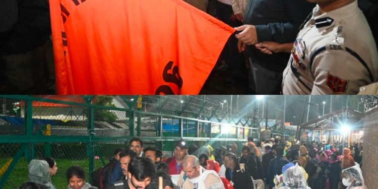 DC, SSP Anantnag flag off Shri Amarnath Ji Yatra-2026 along Pahalgam Axis from Nunwan Base Camp