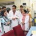 Sakeena Itoo visits Children Hospital Bemina on Doctors’ Day