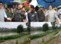 DC Budgam visits Jhelum embankment at Zonipora, reviews flood preparedness