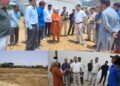 DC Bandipora reviews development works at S.K. Sports Stadium