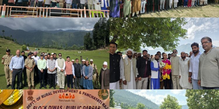 DC Kishtwar holds Block Diwas at Bounjwah, directs time-bound redressal of public grievances