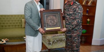 Army Chief General Dhiraj Seth calls on CM Omar Abdullah in Srinagar